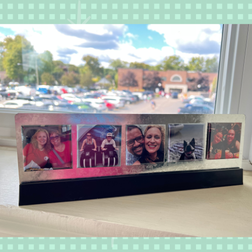 The Little Desk Magnet Board (Galvanized) 4.5 x 12 in.