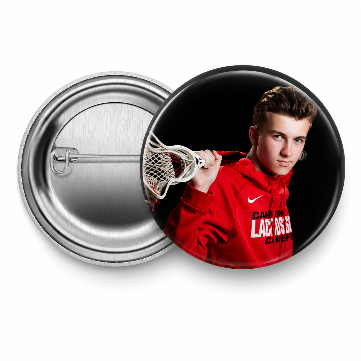 Custom Photo Button -2.25 in Pin Back